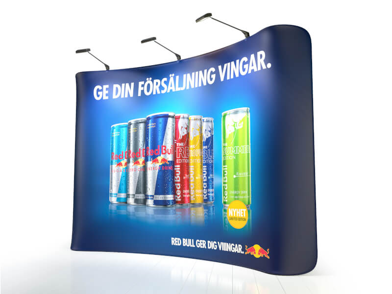 Mässvägg  - Softwall 300 svängd